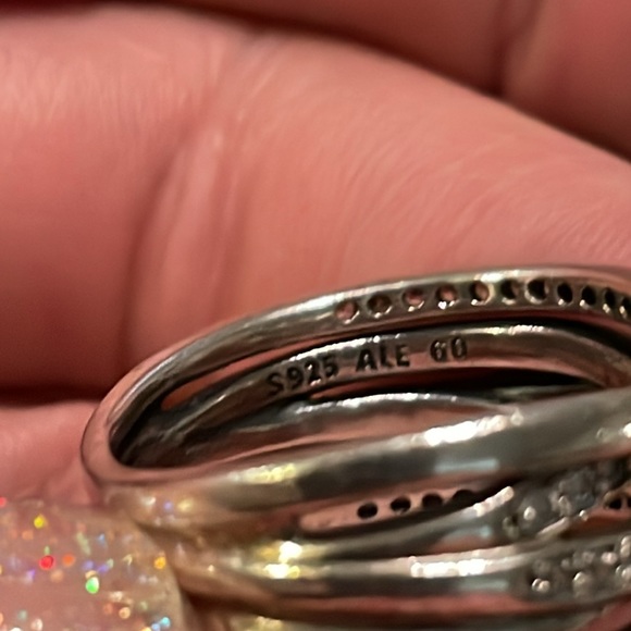 Pandora Entwined Ring size 9 - Picture 3 of 3